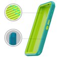 thumbnail image 6 of TASHHAR Samsung Galaxy A23 5G Case Military Grade Heavy Duty Protection 3 in 1 Shockproof Armor Rugged Durable Detachable for Galaxy A23 5G Phone - Green+Yellow, 6 of 6