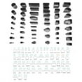 thumbnail image 1 of 52pcs Multi Shape Leather Hole Punch Cutter Tools Set Handmade DIY Craft Leather Puncher, 1 of 10