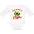 thumbnail image 3 of Inktastic Book Monster Girl Girls Long Sleeve Baby Bodysuit, 3 of 5