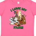 thumbnail image 4 of Inktastic I Love My Farm with Happy Farm Animals Boys or Girls Toddler T-Shirt, 4 of 5