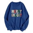 thumbnail image 4 of Pisexur Sweat-Shirt de Noël Décontracté à Manches Longues Col Rond pour Femmes, Chandail Ample et Confortable, Imprimé Mode Festival Automne, 4 of 4