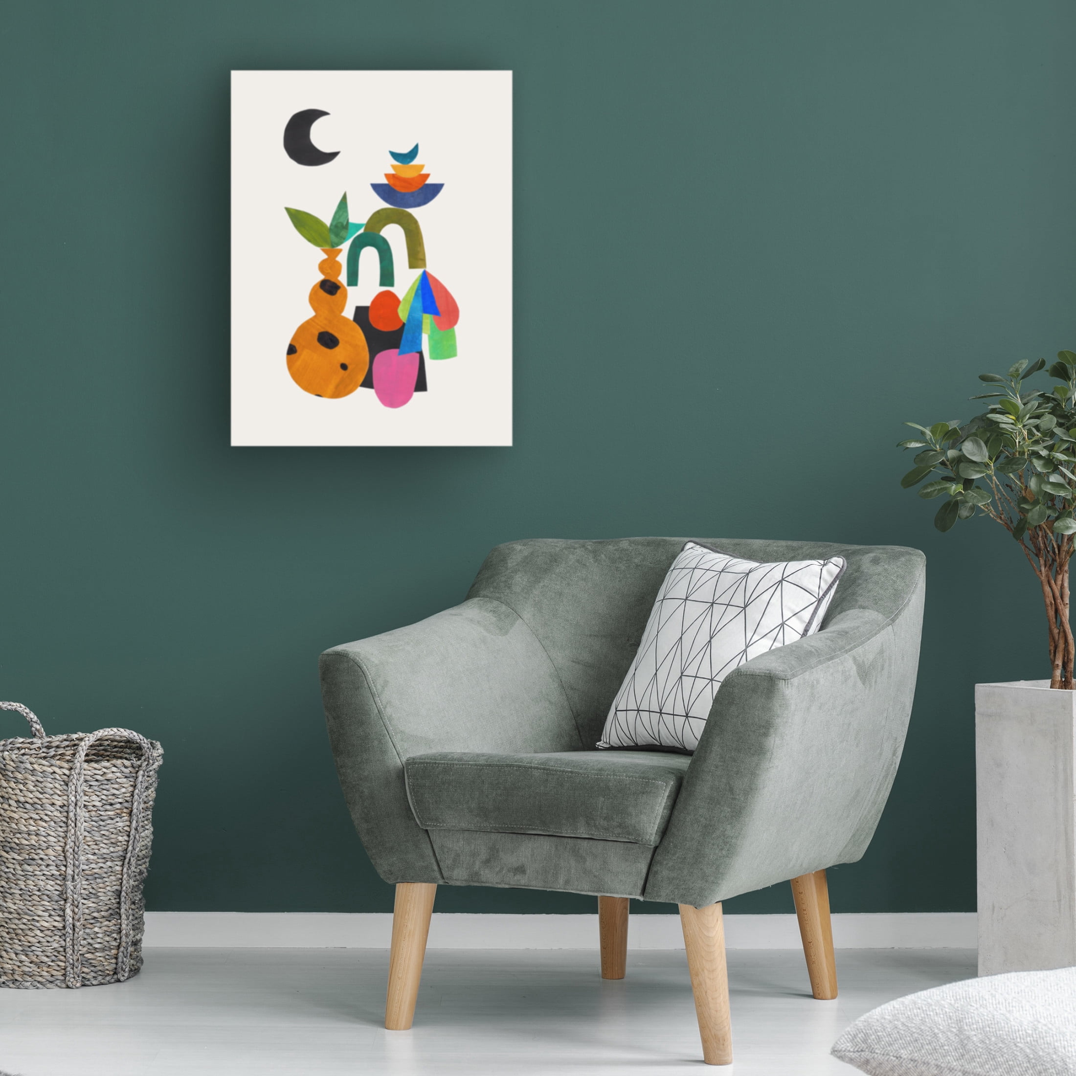 Trademark Fine Art Ejaaz Haniff A Lively Home Canvas Wall Art