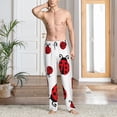 thumbnail image 2 of Sikiie Fly Flying Ladybug Pajama Pants Men, PJ Bottoms, Sleep & Lounge Pants-Large, 2 of 6