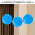 thumbnail image 3 of unbranded Bola Reflectante De Acero Inoxidable Azul Para Decorar Jardín Y Hogar, 3 of 8