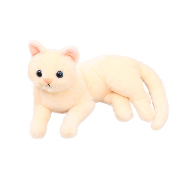 Realistic Soft Cat Toy Generous Cute Stuffed Animal For Kids Toddlers 3 Year Old Children