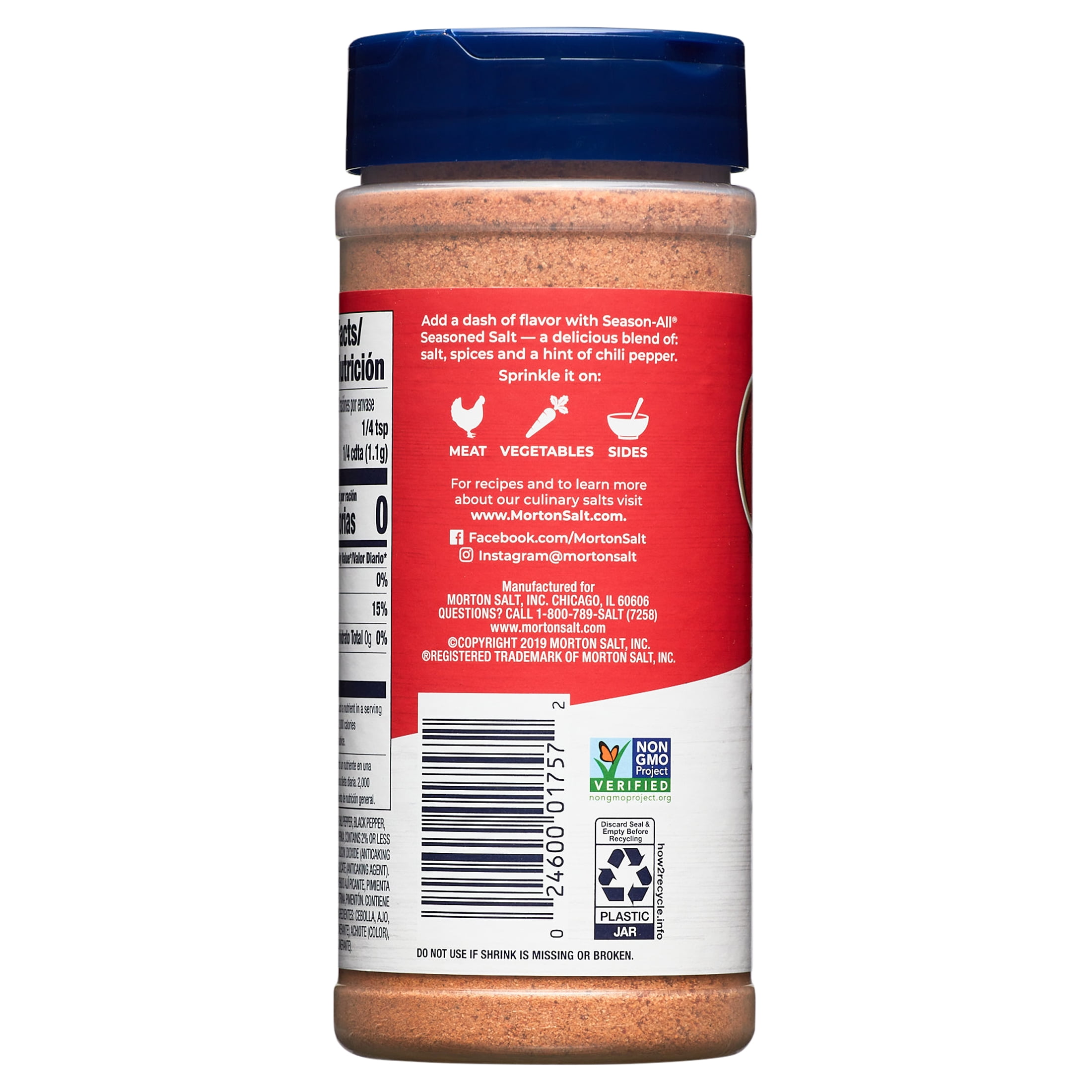  Morton Season-All Seasoned Salt, 16 Ounce Canister (Pack of 6)  : Mixed Spices And Seasonings : Grocery & Gourmet Food