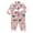 Pink, variant on Toddler Christmas Pa𝐣amas Girls Nightgown Toddler Kids Baby Boys Girls Satin Button Down Shirt Tops + Long Pants Silk