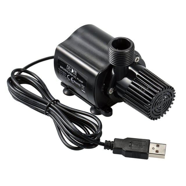 DECDEAL USB Bomba de agua sin escobillas con filtro Ultra silencioso DC12V Micro bomba de aceite de Tomshoo Bomba de fuente