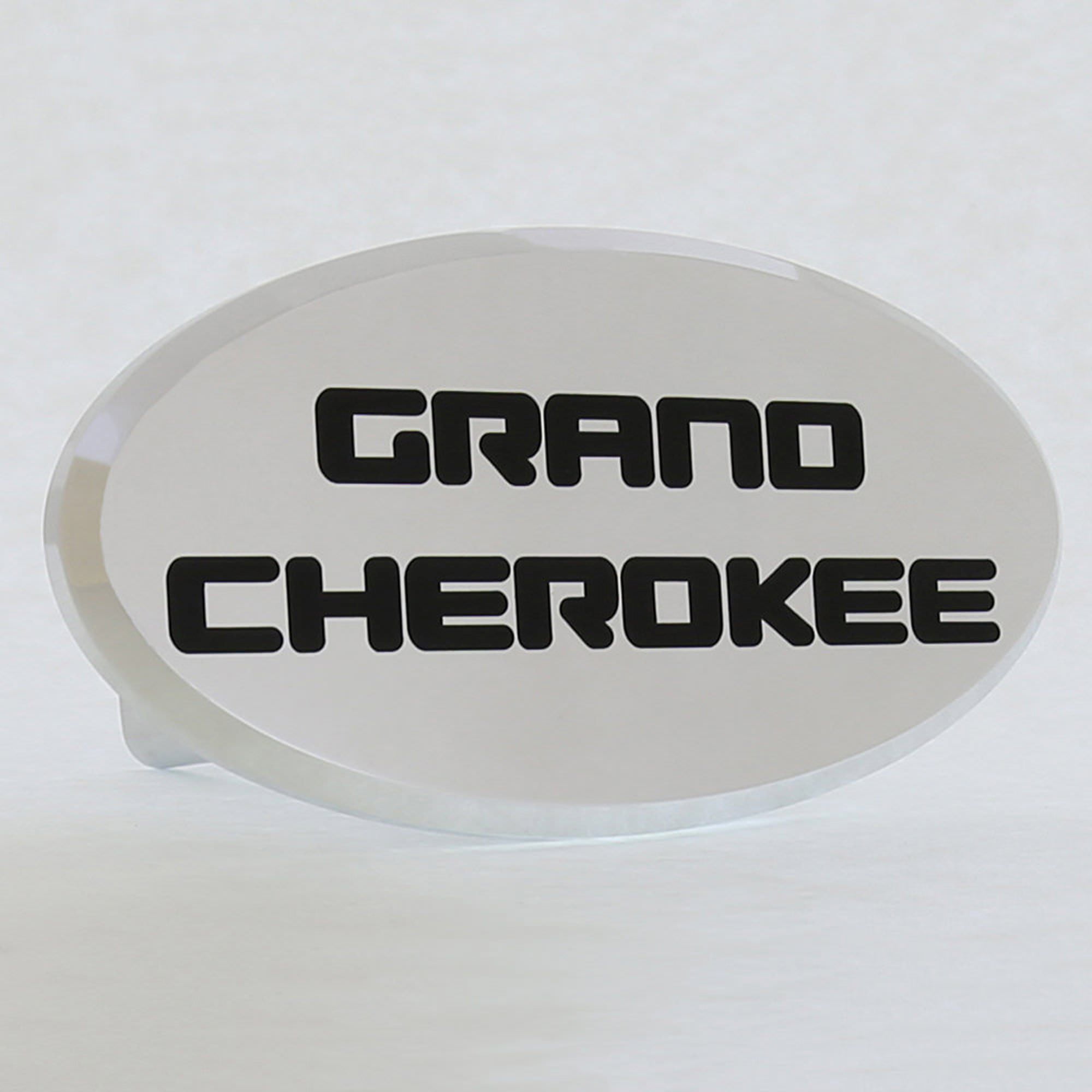 Jeep Grand Cherokee Oval Hitch Cover (Chrome)