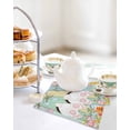 thumbnail image 4 of Easter Kitchen Dish Towels for Drying Dishes Set of 2, Spring Colorful Bunny Eggs Flower Wood Grain Waffle Weave Microfiber Hand Tea Bathroom Towels Quick Dry & Absorbent Towel 12x12, 4 of 7