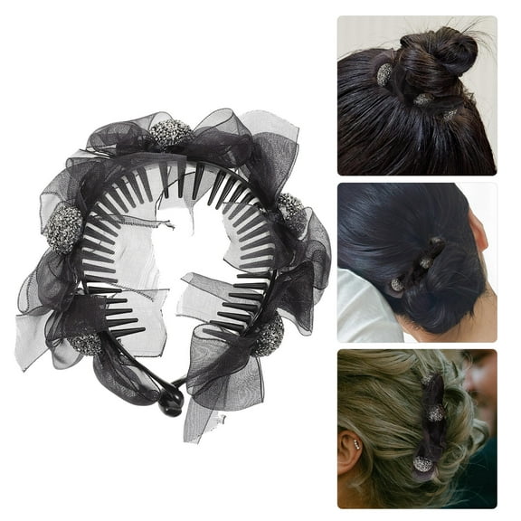 ELAYARD Ribbon Bow Hair Claw Clip Nonslip Aesthetic Design For Women Birthday Parties 1Pack