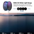 thumbnail image 3 of Filtro ND variable NEEWER HD True Colors 52 mm ND2-512, 3 of 9
