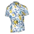 thumbnail image 2 of joogoo Bohemia Lemon Birds Pattern Men's Cycling Jerseys Mountain Bike Short Sleeve Tops M, 2 of 7