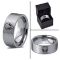 thumbnail image 4 of Gamer Tungsten Graduation Gray Tungsten Rings Set Hippie Jewelry Mens Promise Ring Gifts for Him Boyfriend, 4 of 8