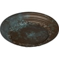 thumbnail image 3 of Ekena Millwork 12 1/2"OD x 1 1/2"P Carlsbad Ceiling Medallion (Fits Canopies up to 7 7/8"), Hand-Painted Bronze Blue Patina, 3 of 7