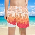 thumbnail image 2 of Vividxx Boys Swim Trunks Summer Beach Shorts With Gradient Ice Cream Swim Shorts For Teen Youth Vacation Fashion, 2 of 4