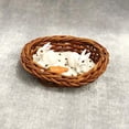 thumbnail image 3 of Mini de ratán, casa de en miniatura 1:12, casa de de juguete, modelo de simulación, accesorio para jardín libre perfke Dollhouse Rabbit Nest Zanahoria, 3 of 7