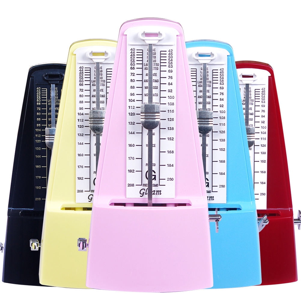 COSMOBETTY 1Pack Mechanical Metronome for Rhythm Practice and Adjustment 8.1x4.6x4.3in