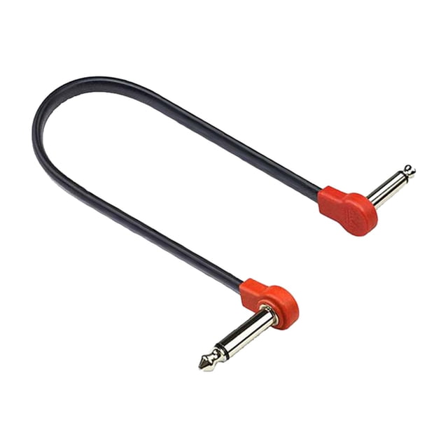 fastboy Câble de Patch pour Guitare Pédale d'Effets de Basse TS Board Cordon de Pédale Rouge 20cm Patch Rouge 50cm