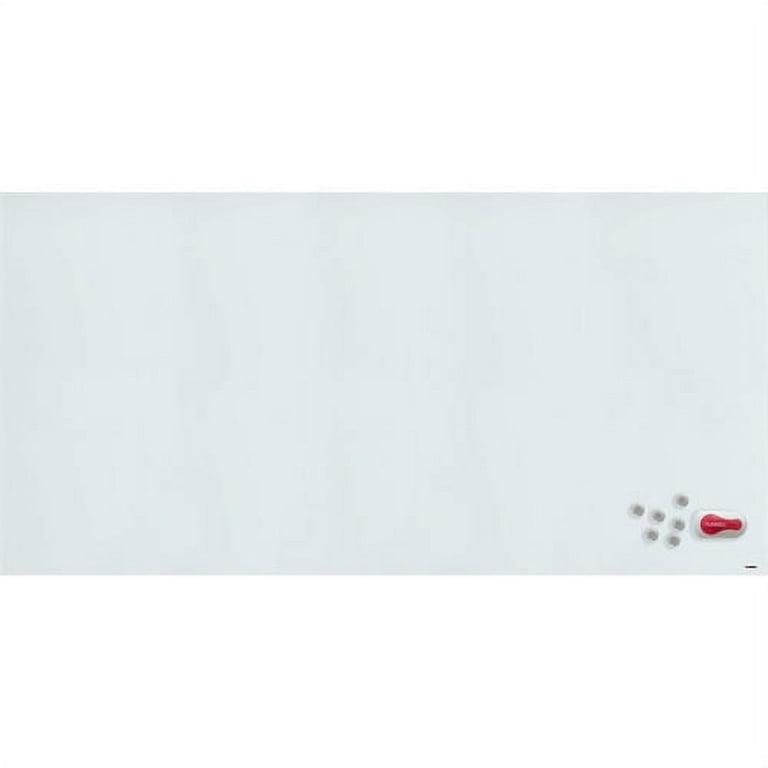 Lorell Magnetic Glass Dry-Erase Board - 96