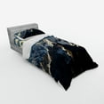 thumbnail image 2 of Ambesonne Nature Bedding Set 3 Pcs, View of Alps Mountain, Twin XL, White Black Blue, 2 of 2