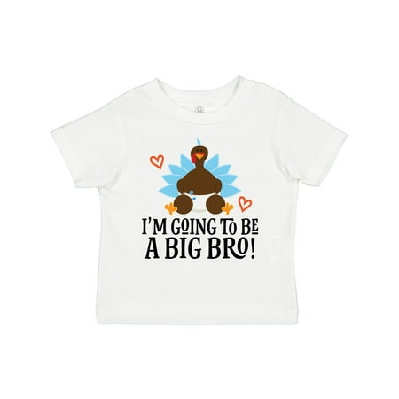 

Inktastic Big Bro Announcement Thanksgiving Turkey Gift Toddler Boy Girl T-Shirt