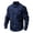 Tops-505Dark Blue, variant on LEKWK Men's Camo Western Shirt Military Pattern Long Sleeve Button Down Top Cowboy Rodeo Style Hiking Outdoor Blouse