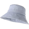 thumbnail image 5 of CoCopeaunts Summer Wide Brim Bucket Hat for Women Adjustable Chin Strap Cotton UV Protection Solid Colors Casual Fisherman Hat, 5 of 8