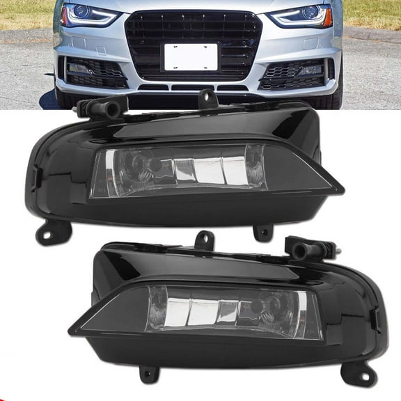 Pair Front S-line Bumper Fog Light Driving Lamp Left&Right For Audi A4 2013-2016