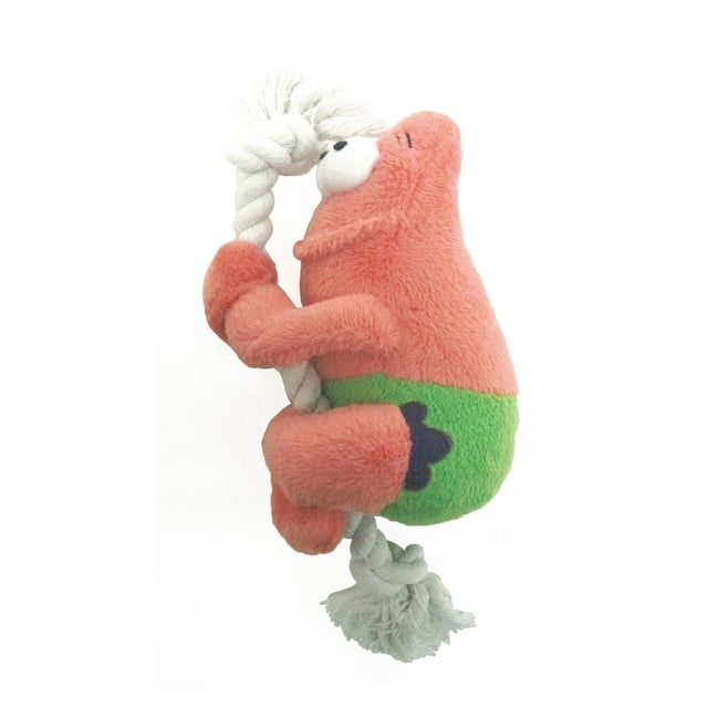 Penn-Plax Penn Plax Spongebob Patrick Plush And Rope Dog Toy