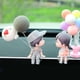 thumbnail image 5 of Accesorios de Decoración Colco para Salpicadero Muñeca de Pareja Multifunción Globo de Primavera Gris, 5 of 8