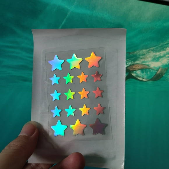 36pcs Cute Laser Star Acne Pimple Patches - Perfect for Treating Zits & Pimples!