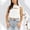 White, variant on Idoravan Womens Plus Size Shirts Spring Savings Women's Sleeveless Summer Sexy Casual Tops Regular Round Neck Solid Sleeveless Vest Tops