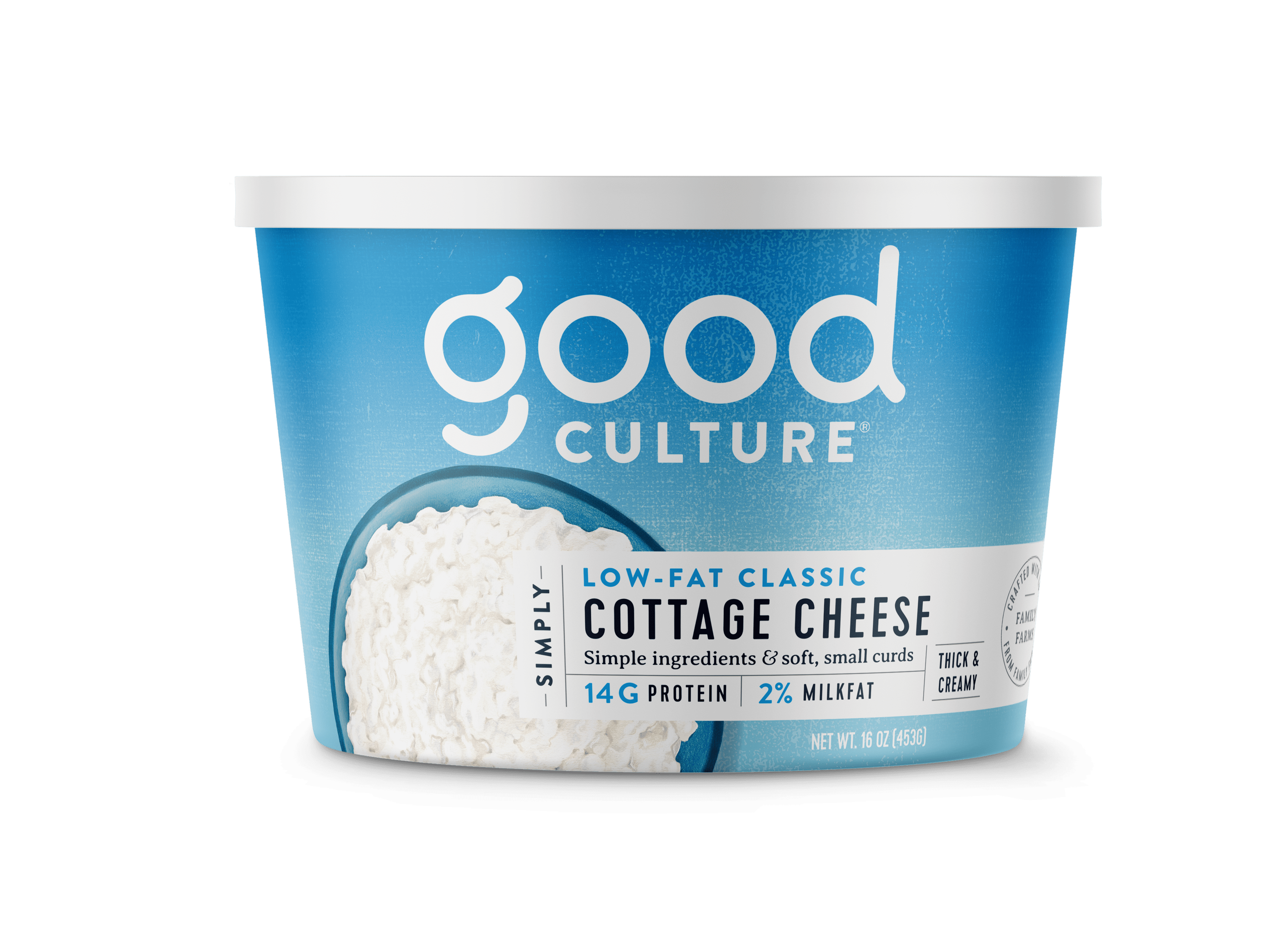 Good Culture 2% Low Fat Classic Simply Cottage Cheese, 16 Oz.