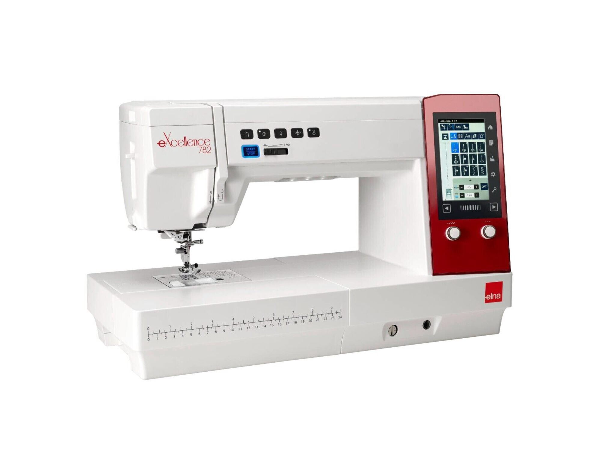 Elna eXcellence 782 Sewing & Quilting Machine 400 Build In Stitches Touchscreen