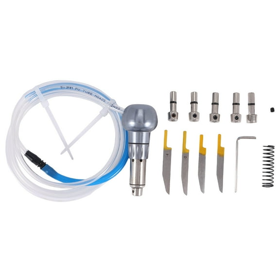 Jewelry Engraving Tools Graving Handpieces Hammer for Graver Machine Engraving Pneumatic Hand Piece DIY,1set x Jewelry Engraving Tools,Silver