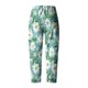 thumbnail image 2 of Pantalones de Mujer Traje Verano Cómodo de Moda Impreso Pantalones Recortados, Pantalones Elásticos Casuales, 2 of 5