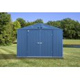 thumbnail image 1 of Arrow Elite Steel Storage Shed, 10x12, Blue Grey, 1 of 8