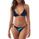 thumbnail image 1 of Fotbe Blue Marble And Gold Traje de Baño para Mujer de Dos Piezas – Bikini Sexy de Tirantes Tipo Halter con Diseño Triangular, 1 of 6