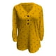 thumbnail image 1 of Blusa George Talla EG con Botones Mostaza, 1 of 4