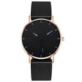 thumbnail image 1 of Reloj de cuarzo para hombre, relojes para hombre Reloj de cuarzo fino con correa de malla para hombre Reloj de cuarzo, 1 of 3