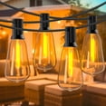 thumbnail image 3 of 20M ST38 Led String Lights Outdoor Connectable Plastic 48 Sockets IP65 Waterproof LED Bulb String Lights Outdoor Christmas Decor, 3 of 7