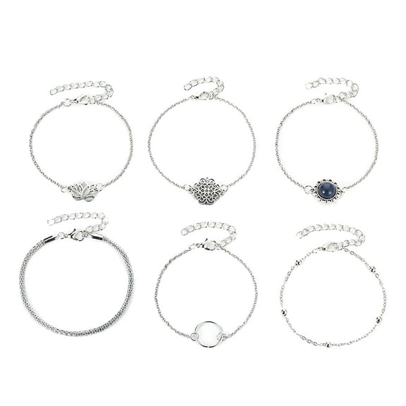 SUSHANG Bohemian Multi Piece Bracelet Set Bangle Gift Boho Multilayer Bracelet Cuff Jewelry 2021 Women Chain Set Bracelets