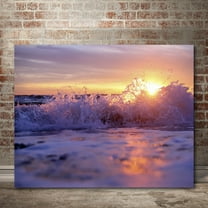 Purple Seascape II Gallery-Wrapped Canvas Wall Art, 16x20