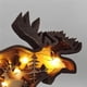 thumbnail image 5 of Alce ahuecado Monstrate con luz LED Estilo retro Navidad Silueta Estatuilla Artesanía Escritorio Bosque Animales Oficina, 5 of 6