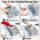 thumbnail image 3 of Bolsas de almacenamiento al vacío, 10 bolsas gigantes para ahorrar espacio, bolsas de sellado al vacío, bolsas espaciales, bolsas selladoras al vacío para ropa, edredones, mantas, ropa de cama (10J), 3 of 6