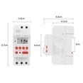 thumbnail image 5 of Minuterie Hebdomadaire Interrupteur 12V DC 30A LCD avec Fonction Compte à Rebours, 5 of 5