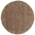 thumbnail image 2 of Safavieh Milan Shag Dark Beige Shag Rug - Round 7', 2 of 2