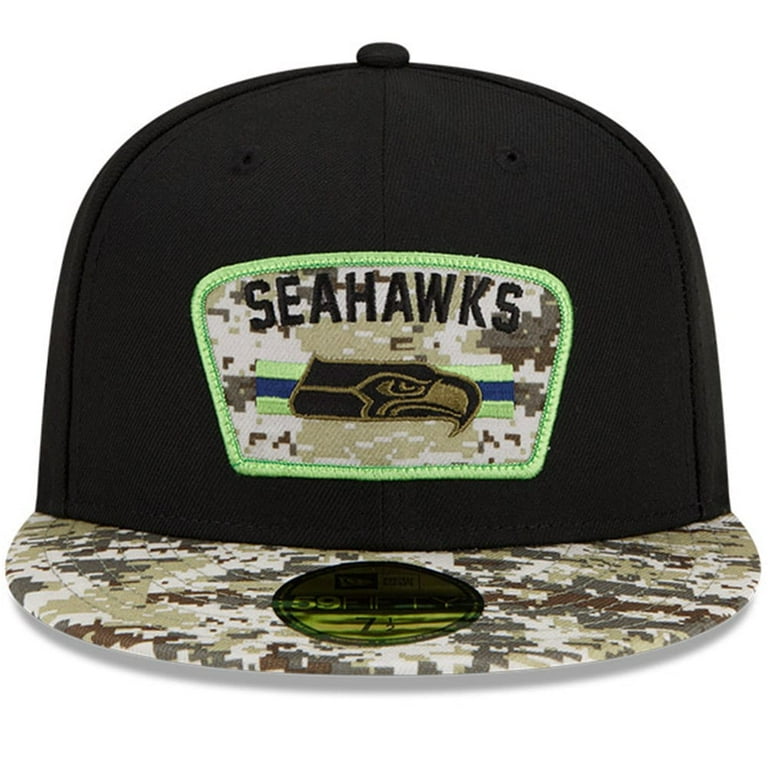 Salute to top service seahawks cap