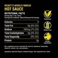thumbnail image 5 of RICKEY'S Original World Famous Sauce, Gourmet Hot Sauce with Aged Red Peppers, Distilled Vinegar, Salt, Granulated Garlic, in a Bottle, 5 oz., 5 of 5